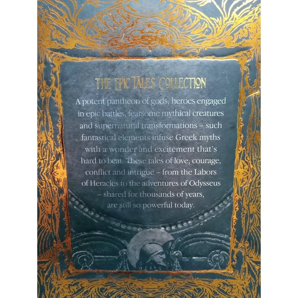 GREEK MYTHS & TALES Epic Mythology Gothic‎ Fantasy Deluxe Hardcover Very Good